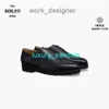 Berluti Mens Dress Zapatos de cuero Oxfords Zapatos Berluti Classic Mens Zapatos Fisio de fisio de cuero Soles Soles Soles Shoes de cuero Negro 065 HBZ8 NHNH