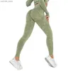 Yoga Outfits Seamless wash sexy peach hip sweat wicking Yoga Pants sports Leggings Y240410