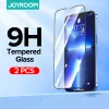 Joyroom 2 stks 9h gehard glas voor iPhone 13 Pro Max 12 11 x xr xs 7 8 8p Max Volledige hoes ultra-HD schermbeschermer voor iPhone 13