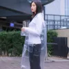 zhouxiaoxi arc transparent pour les femmes veste étanche veste de vent de vent poncho extérieur voyage randonnée capa de lluvia