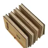 Notebooks 1pc Creative Wooden Kawaii Notebooks Diário de Livro da Hand Diy Diy High Gality Capa dura 32K Presentes de presentes