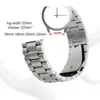 Titta på band Titanium Metal Strap 22mm 20mm 18mm 16mm Watch Band Quick Release Universal Armband Smart Watch Replacement Wristband BusinessL2404