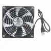 Cooling Gdstime 1PCS TV Box Wireless Router 12cm Cooling Fan Screws and fan grill DC 5V USB Power 120mm 120x25mm Silent Computer Cooler