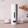 Electric Kettles 500 ml Portable Electric Kettle Travel Boiling Water Cup Intellige Heat Temperaturkontroll med digital display 220V YQ240410