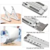 Stand Laptop Stand Rack X Style Adjustable Foldable Aluminum Alloy Desk For 715 Inch Macbook Pro Air Office Desktop Notebook Holder