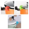 Silicone World 1pc Silicone Kitchen Lid Holder Gadgets Gadgets Silicone Pot Cover Rauple le couvercle Défilé Dispositif Stent Kitchen Tools