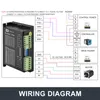 Elektryczny silnik stepowy 60-HB86A 3,10N.M Wyski moment obrotowy 439 unz-in 60*60*86 mm hybryda dla 2-fazowego graweru maszyny do mielenia CNC