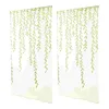 Cortina cortinas transparentes ventana tul ducha verde ducha decora pantalla transparente voile boho