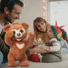 24 cm carini curiosi curiosi curiosi per bambini il curioso orso interattivo peluche carichi di orso carini regali orso giocattoli per ragazze