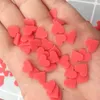 50g Güzel Renkli Kalp Dilimler Polimer Sıcak Kil Sprinkles El Sanatları için DIY Slime Malzeme Tırnak Eşyaları Telefon Deco: 9mm