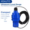 IP68 IP65 4-20 ma RS485 Distance 10 Meter Water Fuel Oil Tank Liquid Depth Ultrasonic Level Meter Probe Without Display