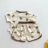 Infant Clothing For Baby Girl Clothes Sets Summer Newborn Baby Boy T-shirts + Shorts 2Pcs Baby Clothes Sets