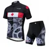 Weimostar Canada USA Mexiko Team Cykelkläder Man Summer Pro Cycling Jersey Set MTB Bicycle Clothing Quick Dry Bike Wear