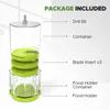 Cuisine Spiralizer Cutter Cutter Spiral Cutter Cutter Potato Cucumber Carrot rat 3 in1 Vegetable Sliner for Electric Force