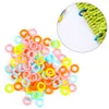 100pcs S/L DIY Crochet Ring Weave Tools Latching Knitting Locking Stitch Marker Crochet Plastic Circle Hook Sewing Accessory