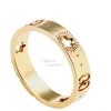 Designer Ring Womens Letter Anneaux Star Mens Gold Plated Silver Band Bijoux Cadeau