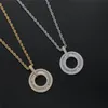 Iced out Zircon Round Round Netlace Gold Silver Mens Mens Chain Hip Hop Jewelry Gift211f