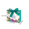 Geschenkwikkeling 10 stcs Ramadan Box Eid Mubarak Candy Cookie Party Packaging Bags Decoratie 2024 Moslimbenodigdheden