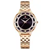 Armbanduhr Frauen Uhren Luxus Gold Ultra-dünn Watch Quarz Kristall Frauen wasserdichte Rose Ladies Zegarek Damski