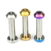 M6X1 Longueur de l'écrou moyen 18-75 mm Ti / Golden / Rainbow GR5 Boulons de titane Écrou de tige pour la suspension arrière à vélo