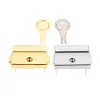 Dreld 33*25mm Box Hasps Zinc Eloy Lock Toggle Catch Latches For Smycken Suitcase Spuckle Clip CLASP Vintage Hardware Silver