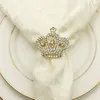 6pcs shseja européen royal couronne serviettes de banquet de table de serviette de serviette de serviette décoration de bureau