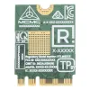 Cartas RTL8852CE Adaptador sem fio de alta velocidade Triband 2,4/5/6GHz 5400Mbps BT5.3 Receptor WiFi de antena de construção 6E para laptop