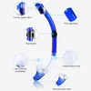 Immersione in pelle assoluta snorkel secco silicone snorkeling immersioni snorkeling, tubo di respirazione nuoto per adulto