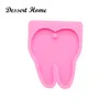 DY0159 UV Resin Silicone tooth Mold Epoxy Resin Molds For DIY Keychain Jewelry Making Tools Shining resin moldes