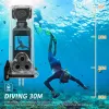 Camera 4K Ultra HD Pocket Action Camera 270° Rotatable Vlog Wifi Mini Sports Cam Waterproof Case Helmet Travel Bicycle Driver Recorder