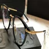 Novo popular Retro Men Glasses Optical Fanx Punk Designer Retro quadrado quadro com caixa de couro HD Lente Top Quality291p