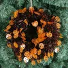 Decorative Flowers Halloween Wreath Waterproof High Quality Spooky Door Decor Versatile Holiday Front Festival Accessories