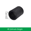 1 pcs I raccordi per tubi del connettore PE 20mm 25mm 25 mm 32 mm Tubo d'acqua Diretto 1/2 "3/4" 1 "Fila Quick Connect Living Live