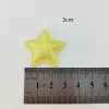 100Pcs 3CM Shiny Star Applique Padded Patches For Clothes Hat Crafts Sewing Supplies DIY Headwear Hair Clips Bow Decor