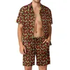 Herrspåriga kasino roliga pokerkort skjorta uppsättningar 3d tryck män avslappnade mode korta ärmar skjortor överdimensionerade strand shorts hawaiian kostymer
