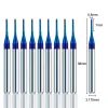 Cortador de moagem de PCB XCan 0,5/0,6/0,8/1,2/1,4/1,7/1,8/2,2/2,4mm nano azul revestido 1/8 haste de moinho de moinho de milho Cutter CNC Cutter Cutter Cutter Cutter Cutter Cutter Cutter Cutter Cutter Cutter Cutter Cutter