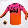 Fietsende shirts tops 2023 Nieuwe HPIT Winter Off-road downroad downhill jersey wol fleece mountainbike off-road dh fiets locomotief shirt motorfiets y240410