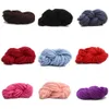 12mm超柔らかいDIY分厚いウール糸バルキーニットウールロービングかぎ針編み針フェルトウール編み物のカーペットの帽子のための羊毛