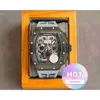 Mens Watch New Mechanical Wrist Watches RM11-03 Luxury Mens Mechanical Z Factory 013 M Mouvement 50x40mm Designer suisse de haute qualité