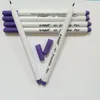 Vclear 6 pcs Purple Air Erasable Pen Tabinet de peinture Fabric CHACO ACE PEN TEST TEST ERASABLE POUR LES TOULEURS DE COURSE