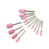 10pcs accessoires Dremmel Mandrel Point monté Point de mouture électrique Pouxage de la tête de la tête de tête pour l'outil rotatif Dremel 2 Forme