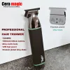 Trimmers 2023 Nowy profesjonalny Real 0 Pitch Electric Electric Hair Trimmer Titanium Pleated Blade 7200RPM 1500 mAh Wysokość Salon fryzjerskich Clipper