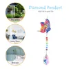 5D Diamond schilderen Crystal Jewelry Diamond Painting Kit Wind Wind Chime hanger Decor voor Home Garden Mozaïek Craft Gift