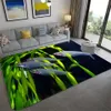 3D Deniz Balık Halı Mavi Çocuk Yatak Odası Halı Yumuşak Sehpa Mat Oturma Odası için Slip Halı Banyo Mutfak Mat