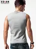 Men's Tank Tops Summer Large V-neck Bottoming Silm Top Wide Shoulder Vest