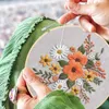 DIY -stämplade broderi kit broderi hoop tandtrådar nålar för nybörjare cross stitch kit sy hantverk kit dropshipping