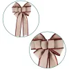 Bows for Crafts Christmas Decorations for Home 10ears 41 * 24cm Large Faire à la main Double couche d'arc de Noël DÉCOR DÉCOR