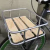 700C Bike Basket Single Speed Bicycle For 26 Inch MTB Vintage Commuter Aliuminum Alloy Wood Cycling Parts