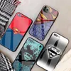 DC Movies SUPERMAN Phone Case Glass For Iphone 13 11 12 Pro Max Mini XR X XS 6 7 8 PLUS Cover Coque