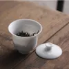 Mini 90ml Suet Jade Porcelain Gaiwan للشاي الصلب Tureen مع Teaware Teaware Travel Kung Fu Teat